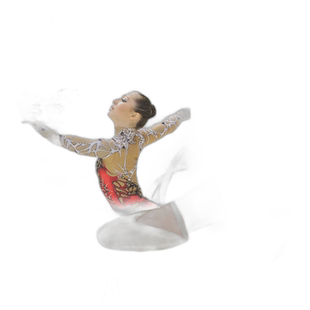 自营｜SASAKI艺术体操鞋米色浅口款半脚鞋比赛训练艺体鞋#155