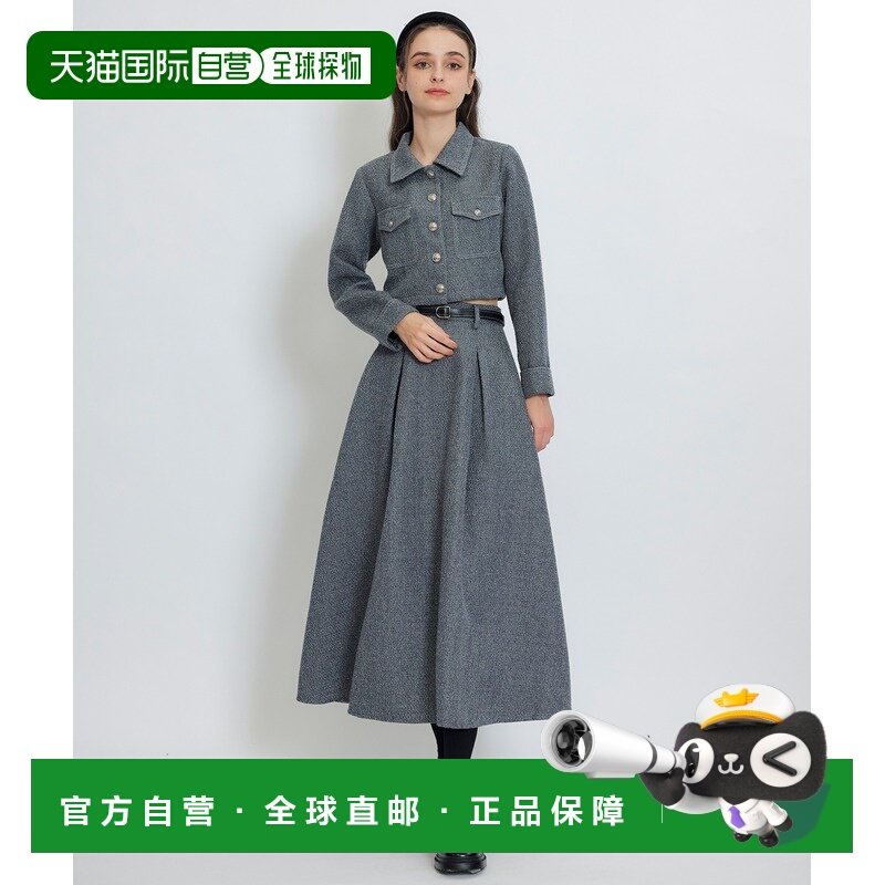 1h可退 日本直邮REDYAZEL 女装 复古双线粗花呢上衣+伞摆长裙两件,女装/女士精品,其它制服/套装,淘宝优惠券,粉丝福利购,淘宝优惠卷