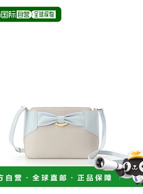 日本直邮Samantha Thavasa 双色丝带主题分割皮革单肩包 [SA1720A