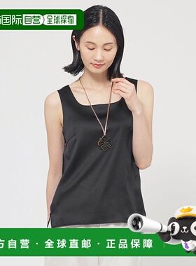 1h可退 日本直邮TRANS WORK 女士光泽感修身背心上衣 U1P14563__