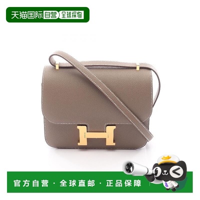 1h可退 日本直邮中古Hermes爱马仕女包S级99新Constance3mini康康