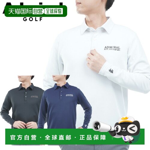 日本直邮Admiral Golf 速暖 长袖衬衫 男士 2026秋冬 ADMA678