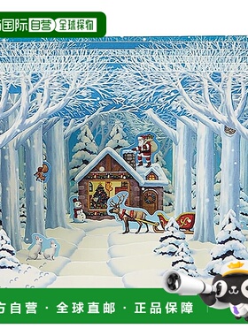 【日本直邮】三丽鸥圣诞贺卡 留言卡 “雪林小屋” JX 67-5 24284