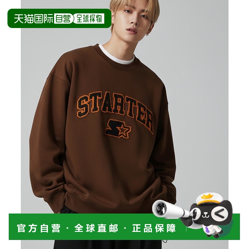 1h可退 日本直邮STARTER BLACK LABEL 男女同款 裏起毛圆领卫衣