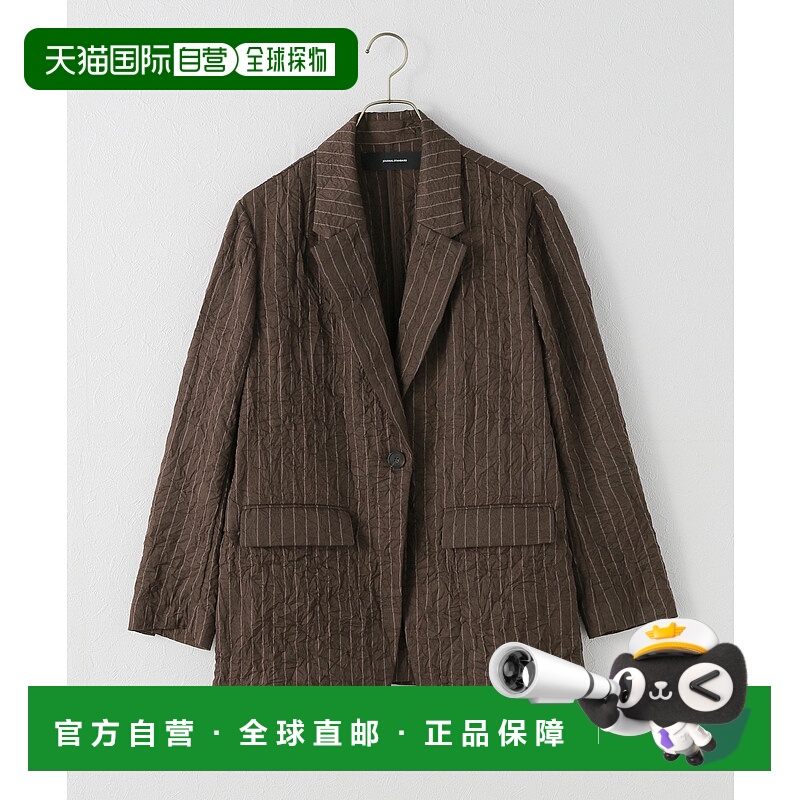 1h可退 日本直邮JOURNAL STANDARD 女装 收缩褶皱感 半拉链 条纹
