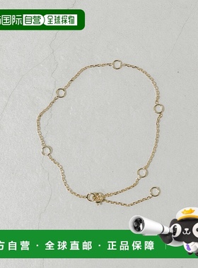 1h可退 日本直邮SMELLY 女士纤细金属链条手链 SMA42NF011