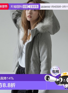 1h可退 日本直邮Ulysses 女装 加绒连帽衫 双拉链设计 裹身保暖女