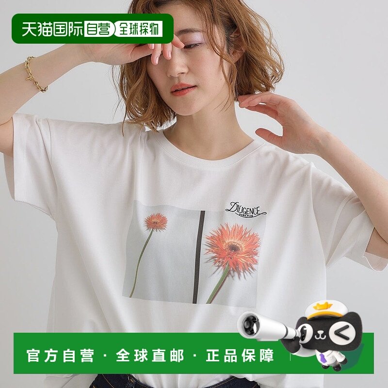 日本直邮grove 与DILIGENCE PARLOUR合作款Photo FlareT恤 GR1241