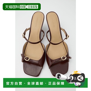 DOUBLE MO1164BW036526 BELTED 凉鞋 黑 WEDGE 日本直邮MOUSSY