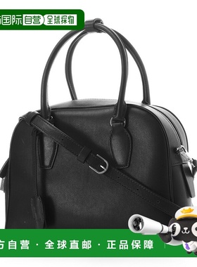 日本直邮THE ROW BASS SMALL INDIA 10 真皮手提包/单肩包黑色女w