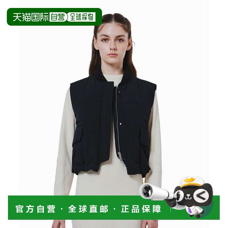 日本直邮LACOSTE 女士 修身 拨水THERMORE中绵 半拉链马甲 BF020J