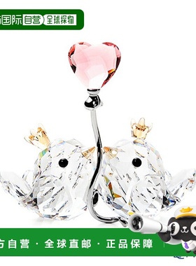 日本直邮施华洛世奇爱情鸟粉红心形 SWV5-492-226 20SS 施华洛世