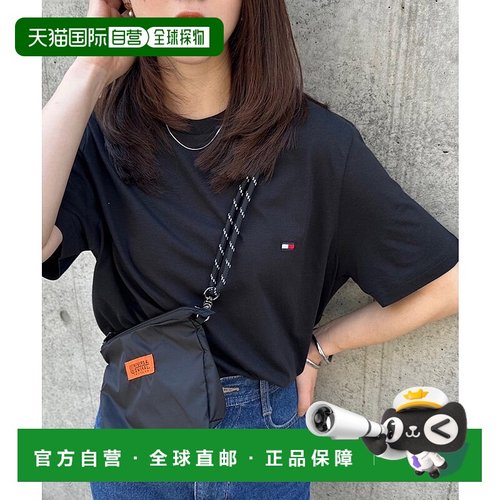 日本直邮TOMMY HILFIGER 纯色圆领宽松版型纯棉半袖T恤 [TO3203EU