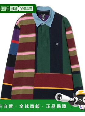 1h可退 日本直邮South2 West8 女士 宽松原创面料拉杆衬衫 多色条