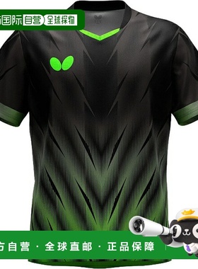 日本直邮Butterfly Fraser 衬衫乒乓球比赛衬衫47170-278短袖新款