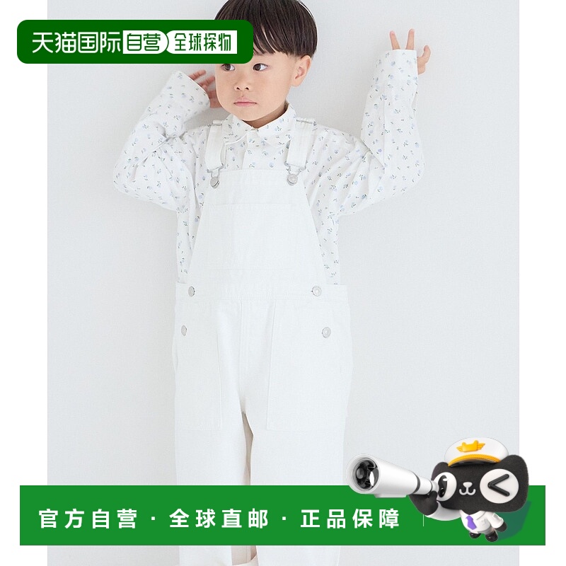 1h可退 日本直邮LOWRYS FARM 儿童基本款拼花衬衫 288872 288872