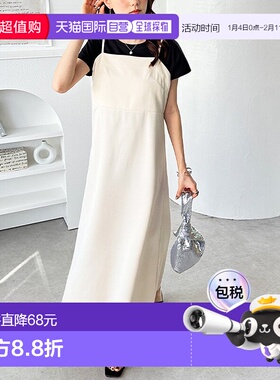 日本直邮GeeRA 背带设计吊带连衣裙 [R04609EW14065]背带裙