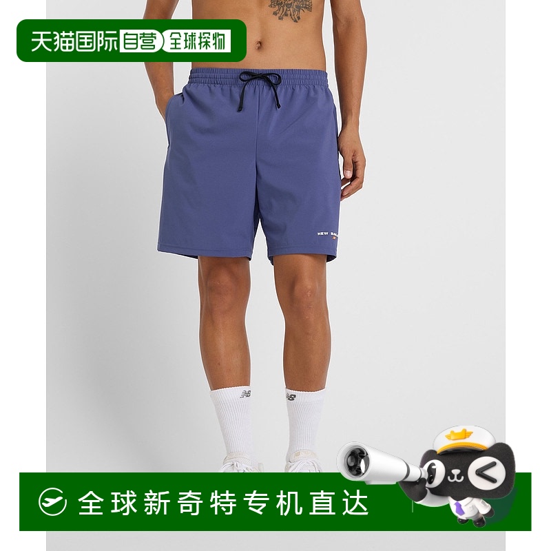 1h可退 日本直邮New Balance 男士经典logo运动7寸短裤 MS51234DR