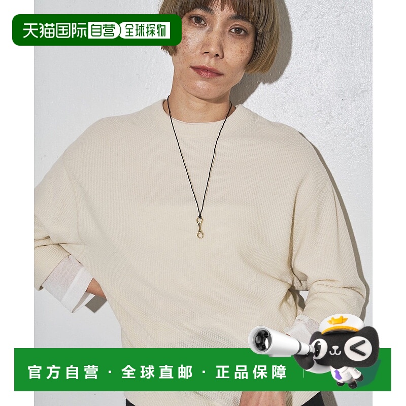 1h可退 日本直邮GEMINI 女装 圆领宽松针织衫  WGG1052105A0001