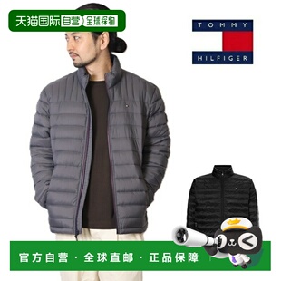 日本直邮Tommy Hilfiger 男士连帽羽绒服 (150AN796)尼龙材质饰有