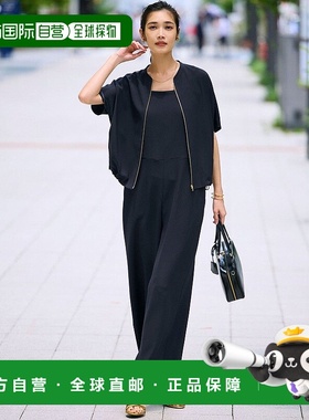 日本直邮23区 弹力乔其纱连身裙套装[234613EW17526]