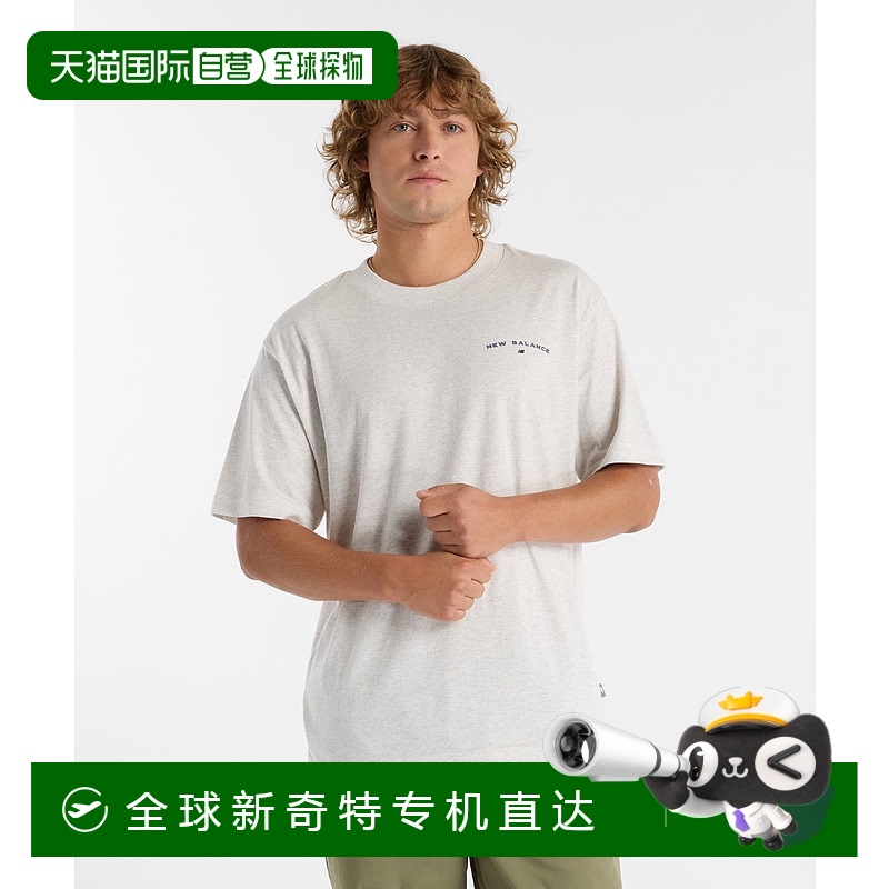 1h可退 日本直邮New Balance 男士经典NB标志短袖T恤 MT51507AHH