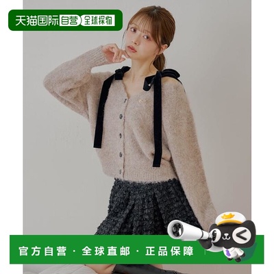 1h可退 日本直邮官方授权 Chico 【可拆卸胸针】天鹅绒蝴蝶结宽松