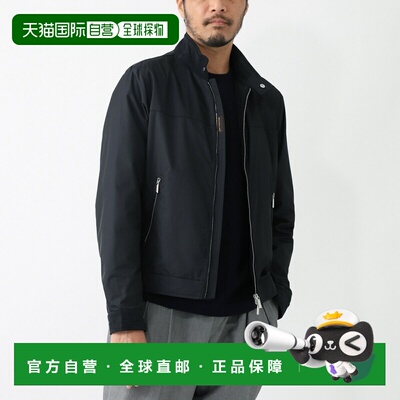 日本直邮MOORER 男士蓝色拉链夹克（Doron WK 蓝色）