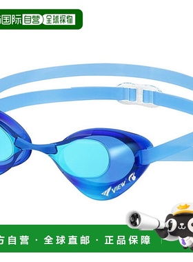 日本直邮VIEW Blade 泳镜带镜面镜片V121SAM-CBLBL