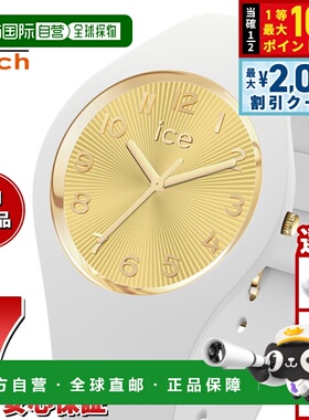 日本直邮Ice-Watch ICE香槟色男女通用腕表白金材质小号+025250