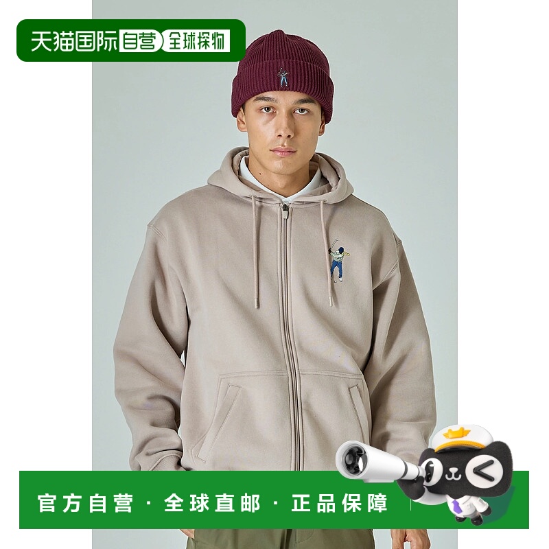 1h可退 日本直邮Eastside Golf男装半拉链连帽衫 胸前swingman设