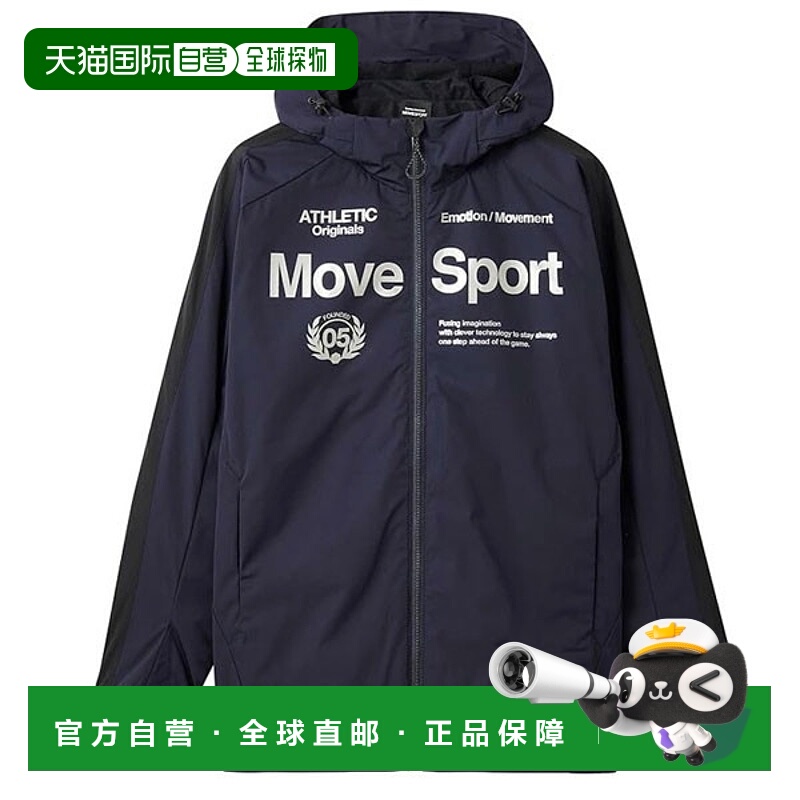 日本直邮Descente 运动服 运动服 HEATNAVI 磨毛 经典标志 连帽衫