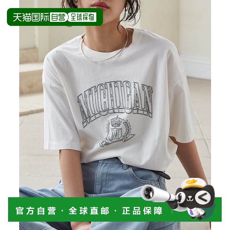 日本直邮RANAN 颜料logoT恤 [R05096EW014574]