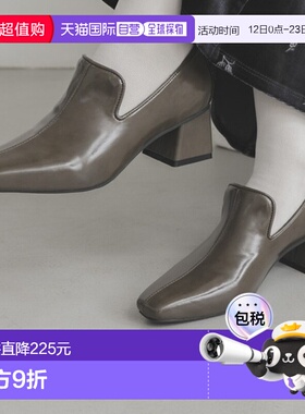 1h可退 日本直邮KBF 女装 半方头粗跟单鞋 复古洛夫鞋设计 KB2613