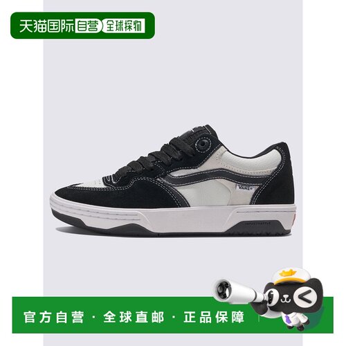 日本直邮Vans Rowan 舒适复古 包裹性 低帮 运动板鞋 男女同款 黑