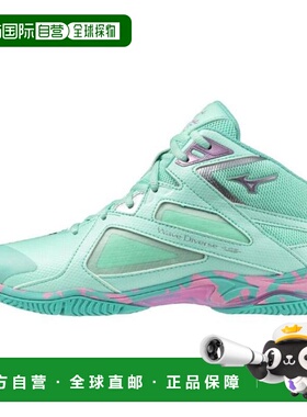 日本直邮MIZUNO 波浪多样 LG 5 Ltd 运动鞋 [31GF257511] 绿色 粉