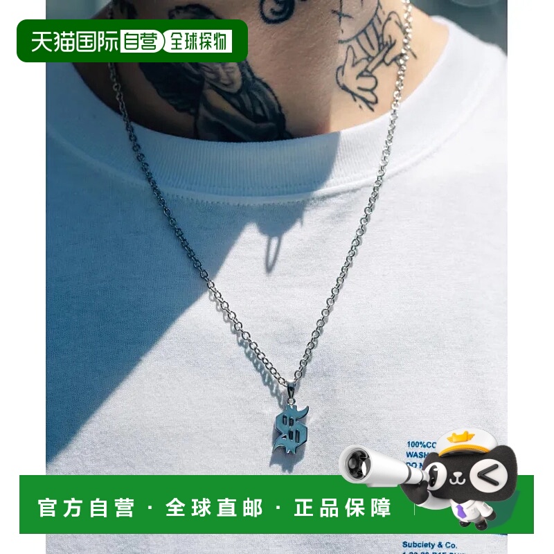 1h可退 日本直邮Subciety品牌 真鍮制作美元标志项链 男女通用款