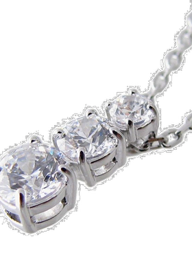 SWAROVSKI 施华洛世奇 女士镂空天鹅吊饰项爆款生日项链金色珍珠