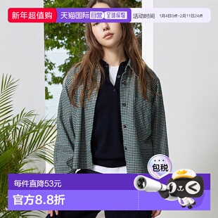 日本直邮Uniqlo 无 法兰绒宽松衬衫 479087优衣库短款外套