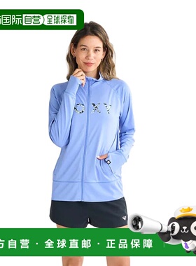 日本直邮ROXY 女士长袖印花标志立领防晒衣 25SPRLY251042BLU 蓝