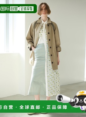 日本直邮LE CIEL BLEU 女士配色短款卡车外套 27S69301