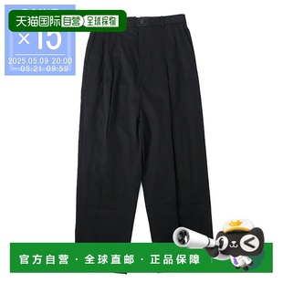 男士 黑色 h526y04wep 1100 日本直邮LOEWE 低裆长裤 棉质长裤