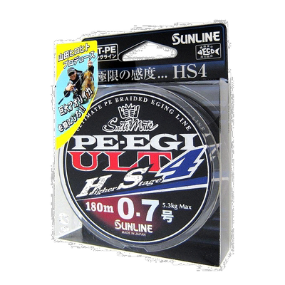 【日本直邮】Sunline桑濑 PE线 垂钓 ULT HS4 180m 0.7号 5.3kg 4