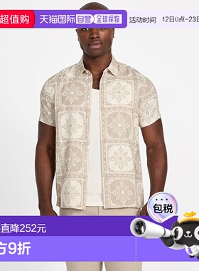 日本直邮Guess SS Mosley Tile Print衬衫 [GU1432EM032300]