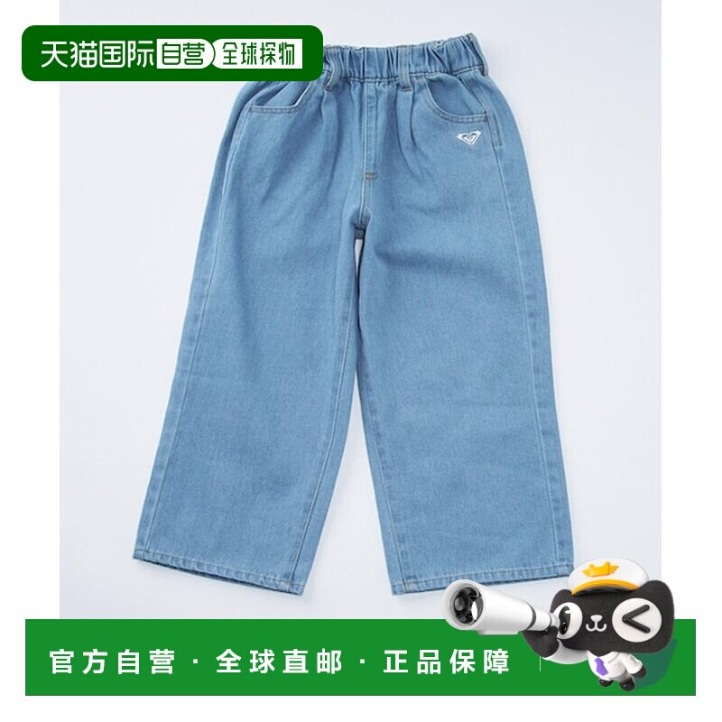 日本直邮Roxy MINI LIVED IN DENIM PANTS 儿童牛仔裤 [338042549 - 实物图