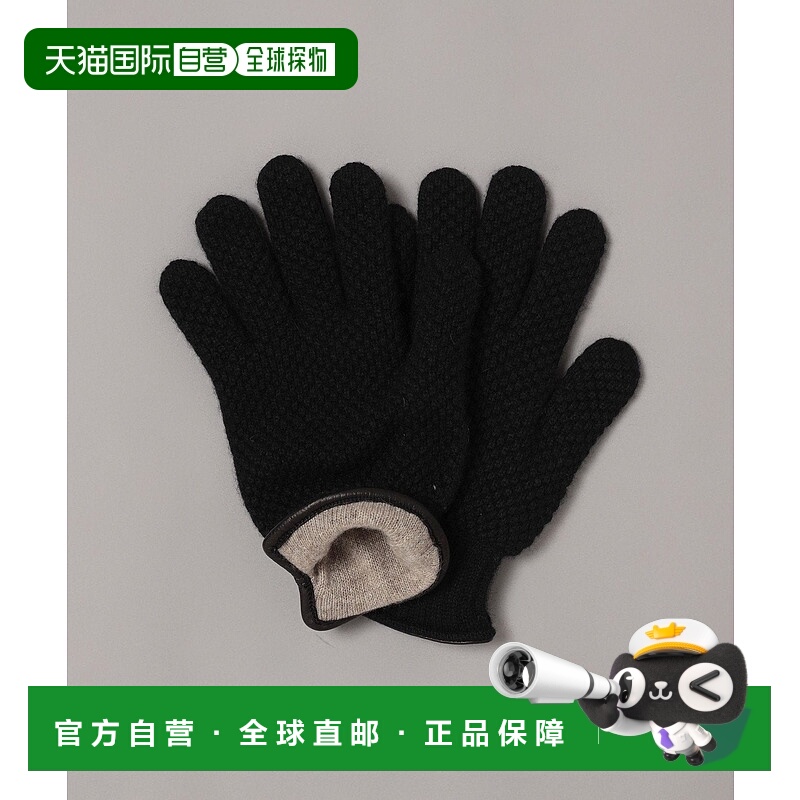 日本直邮BEAMS ALPO 羊绒衬里针织手套