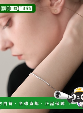1h可退 日本直邮NOJESS 女装 HAPPY刻印 个性银手链 30254114022