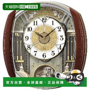 日本直邮Seiko RE564H 电波时钟遥控挂钟 Wave Symphony RE564H新