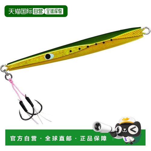 【日本直邮】达亿瓦 仿生假饵 速沉铁板带鱼钩款80g 7451986鱼饵