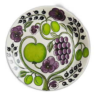 【日本直邮】ARABIA阿拉比亚硕果系列餐盘盘子陶瓷家用餐具21cm